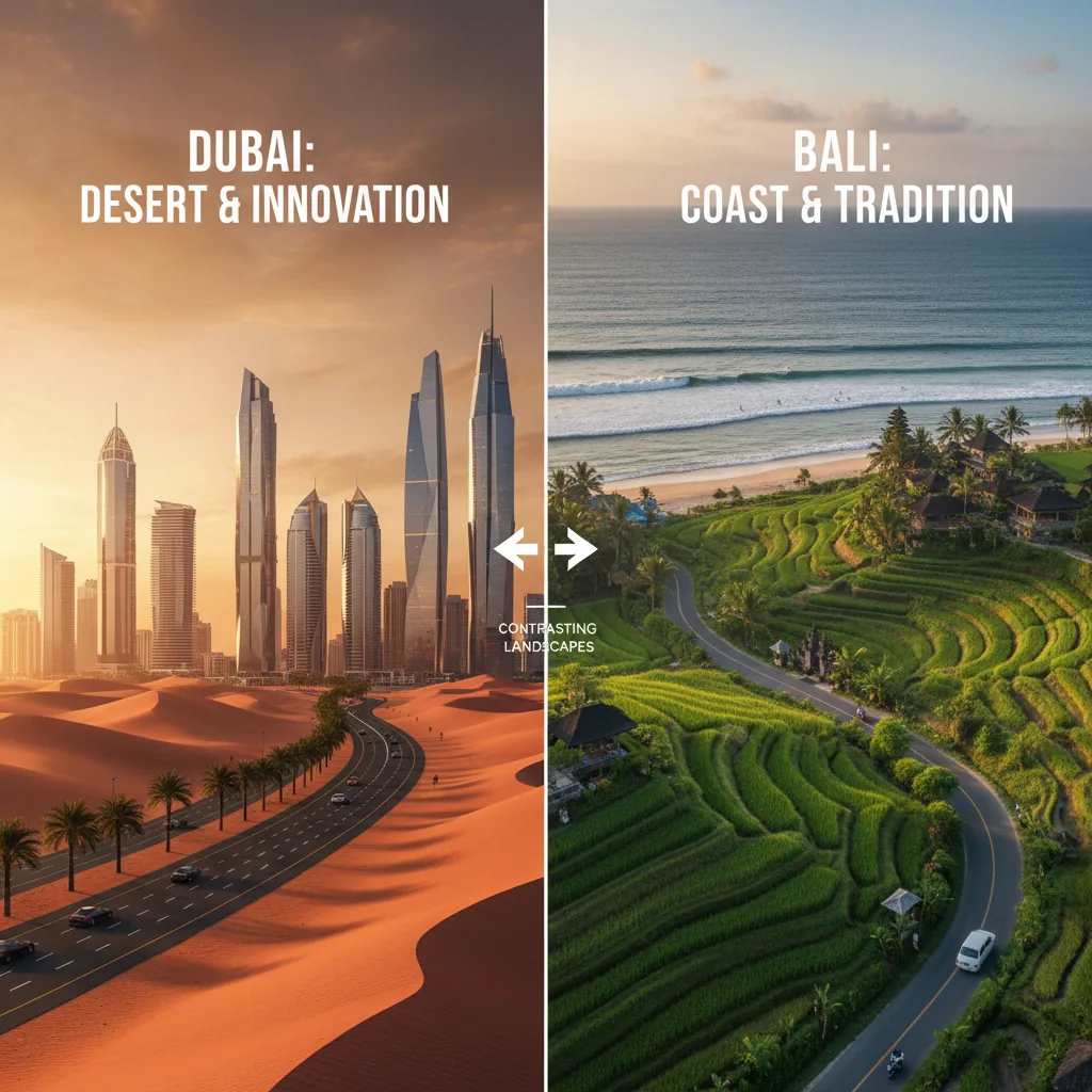 Dubai vs Bali cost living comparison