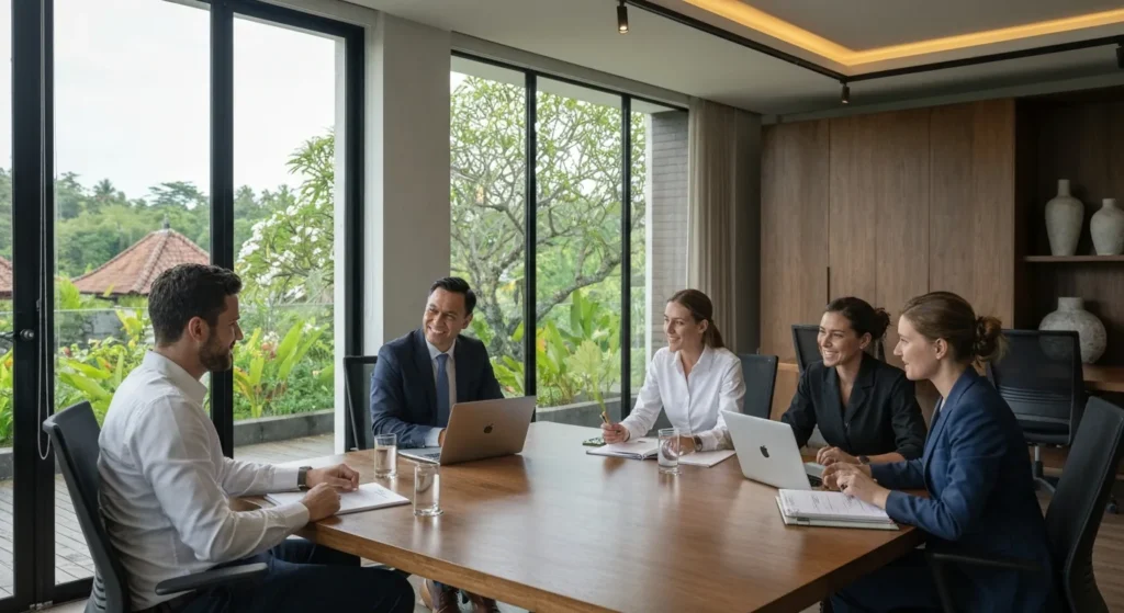 Business setup meeting Indonesia