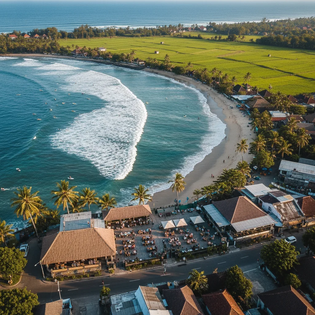 Canggu surf town digital nomad Bali