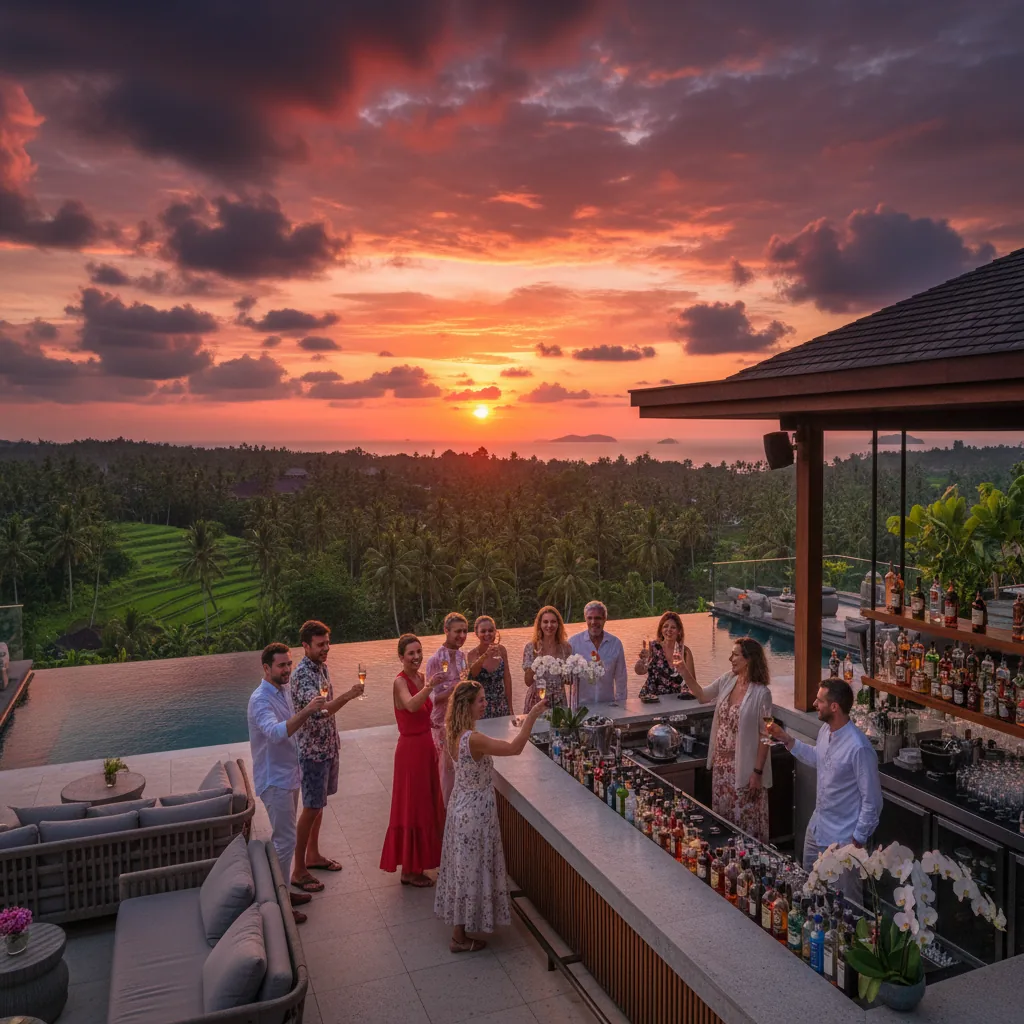 European expat social scene Bali