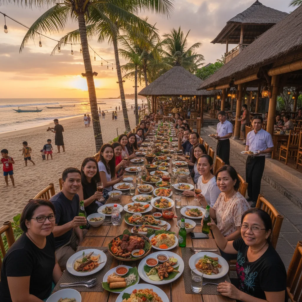 Filipino expat community gathering Bali