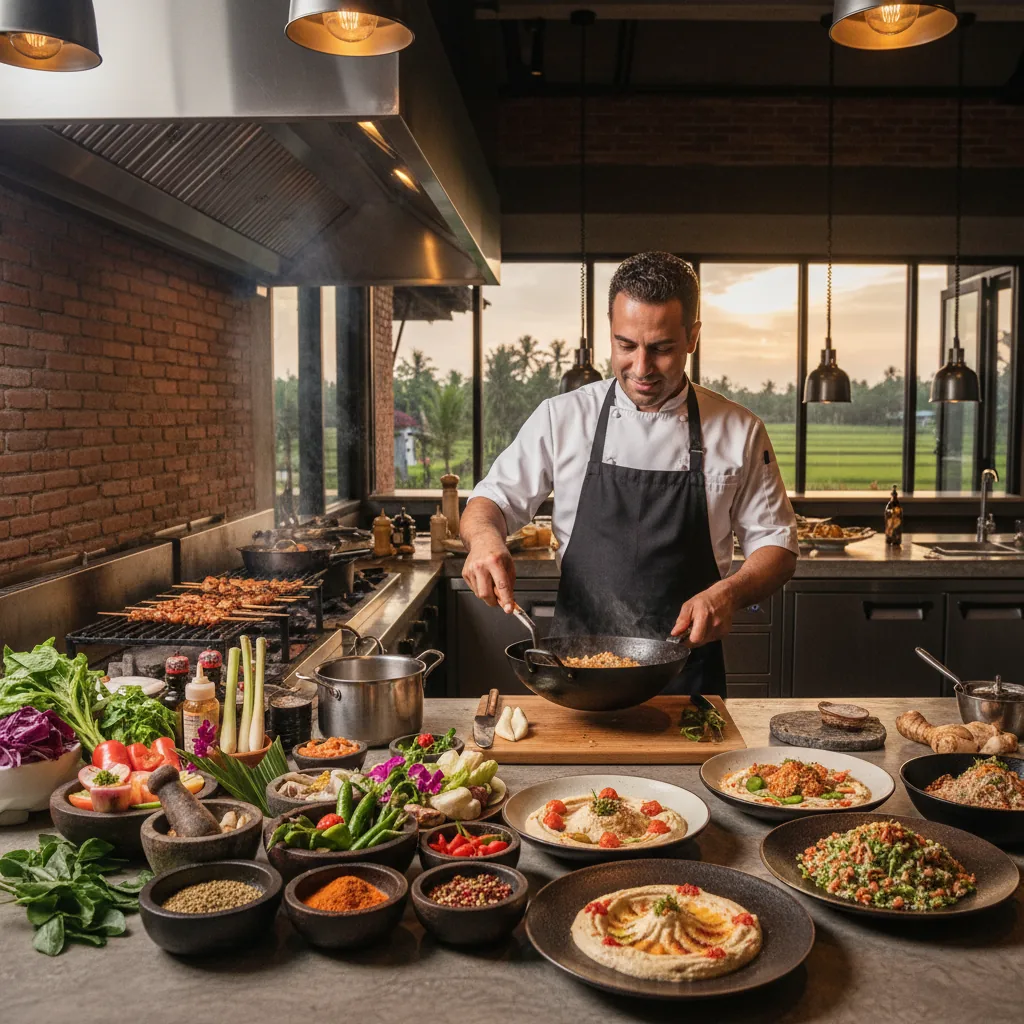 Lebanese expat culinary culture Bali