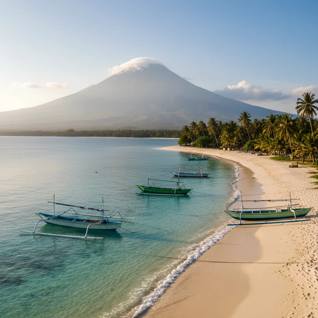 Lombok island Mount Rinjani paradise