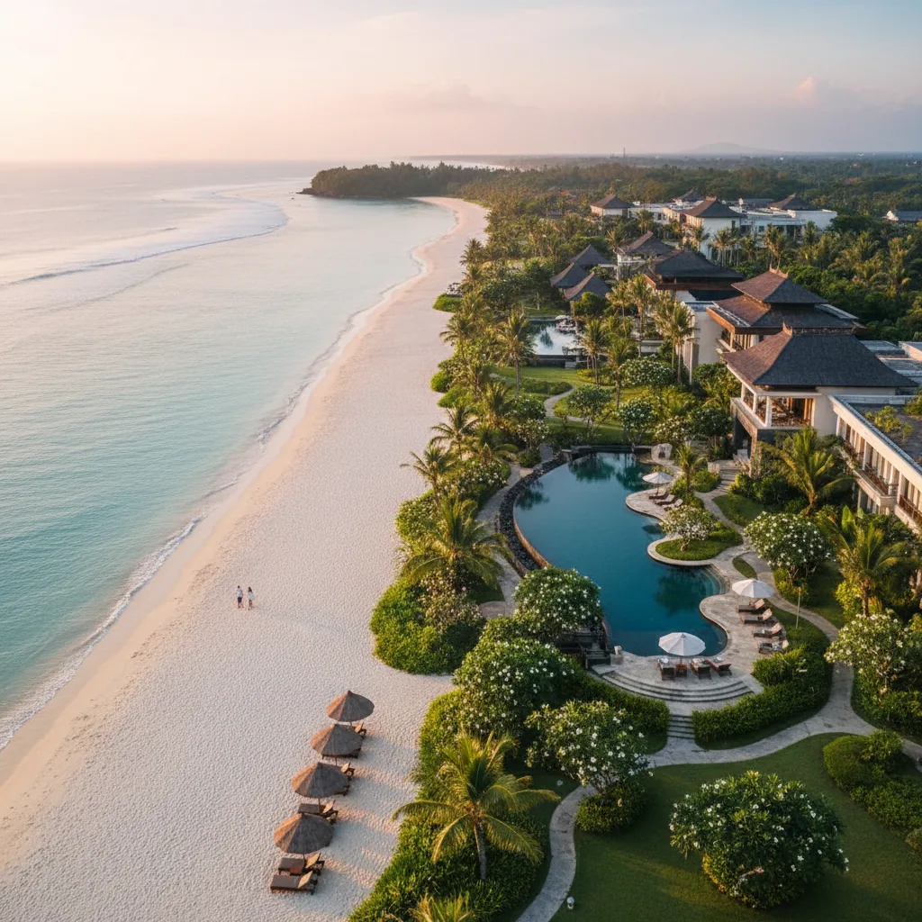 Nusa Dua luxury resort zone Bali