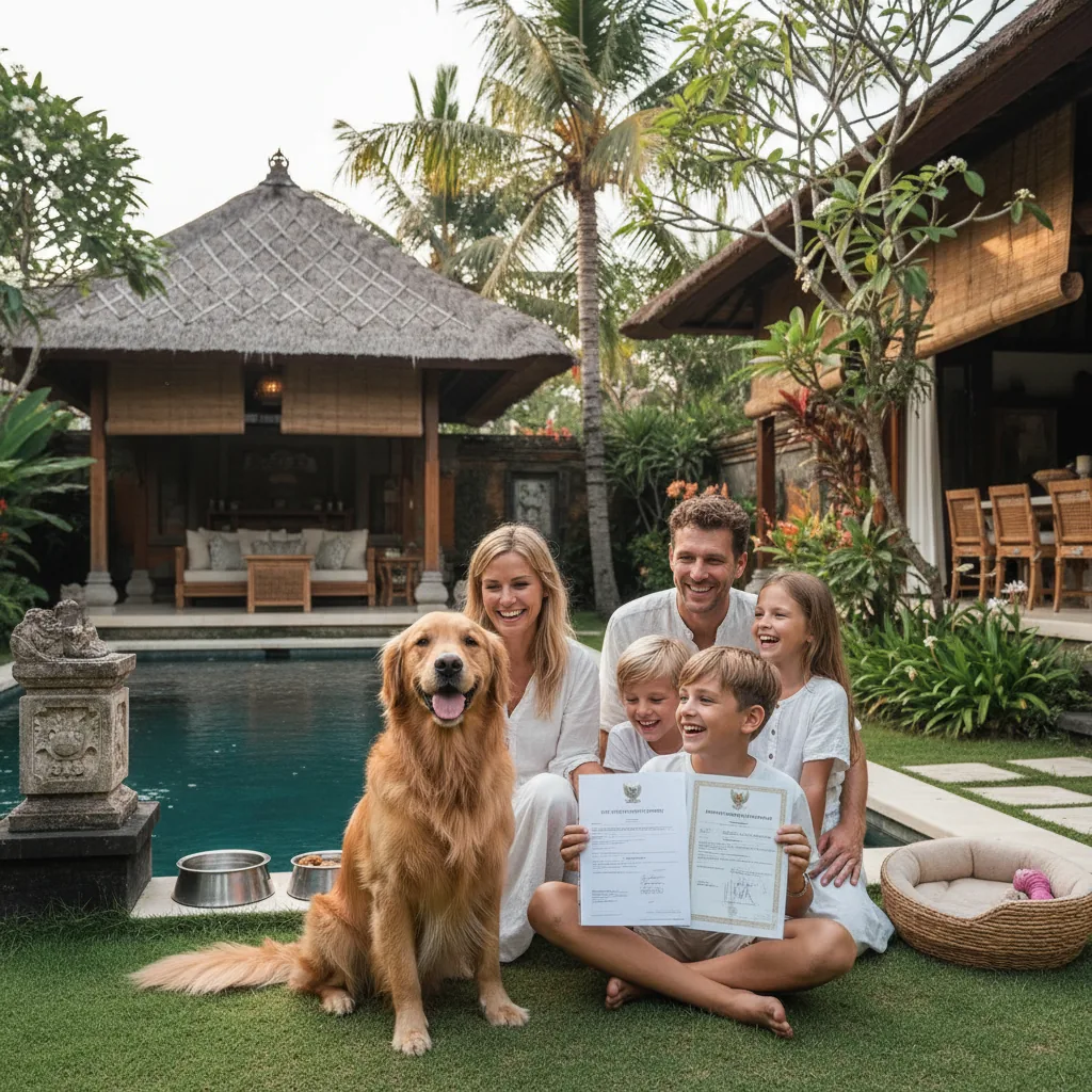 Pet relocation friendly living Bali