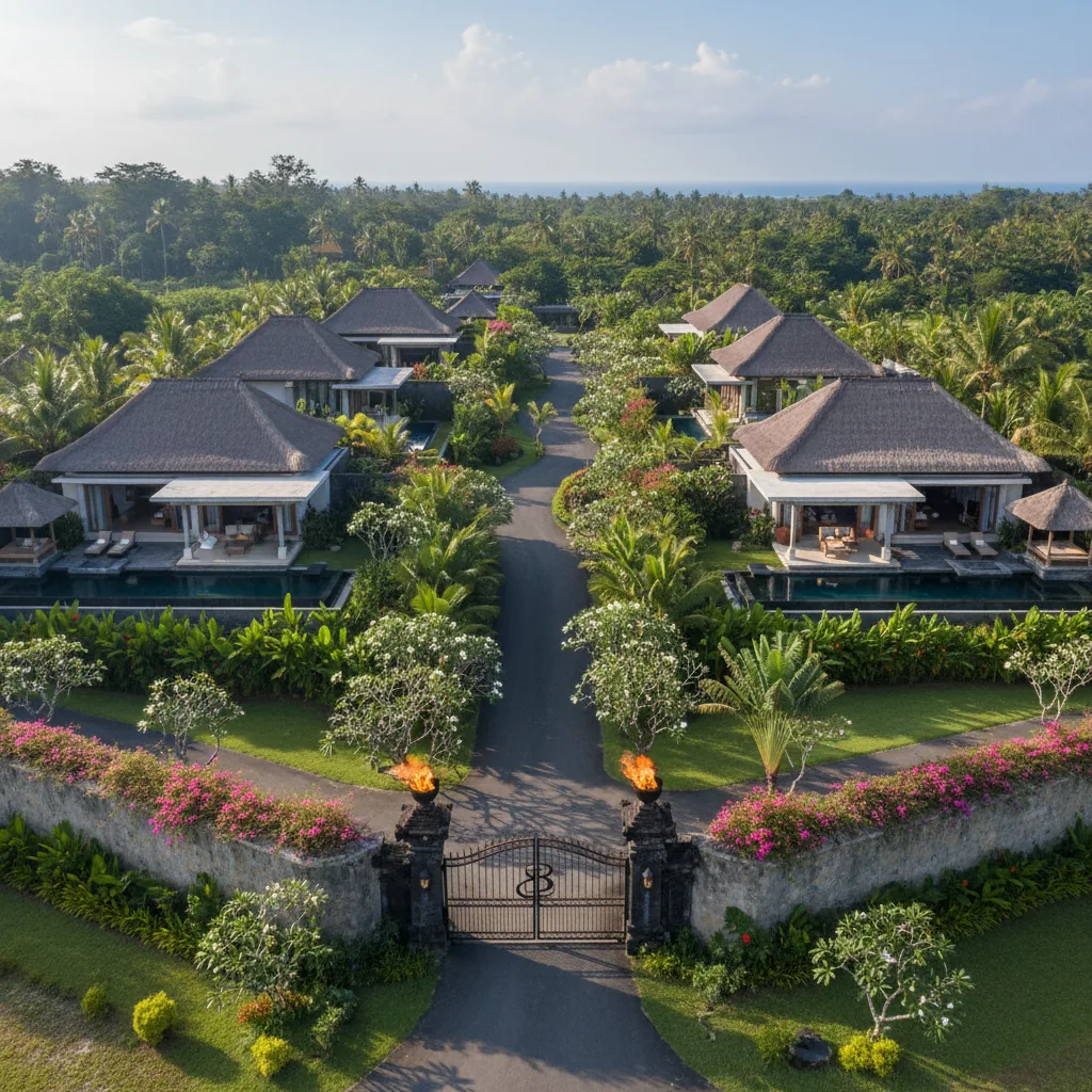 Secure residential compound Bali expats