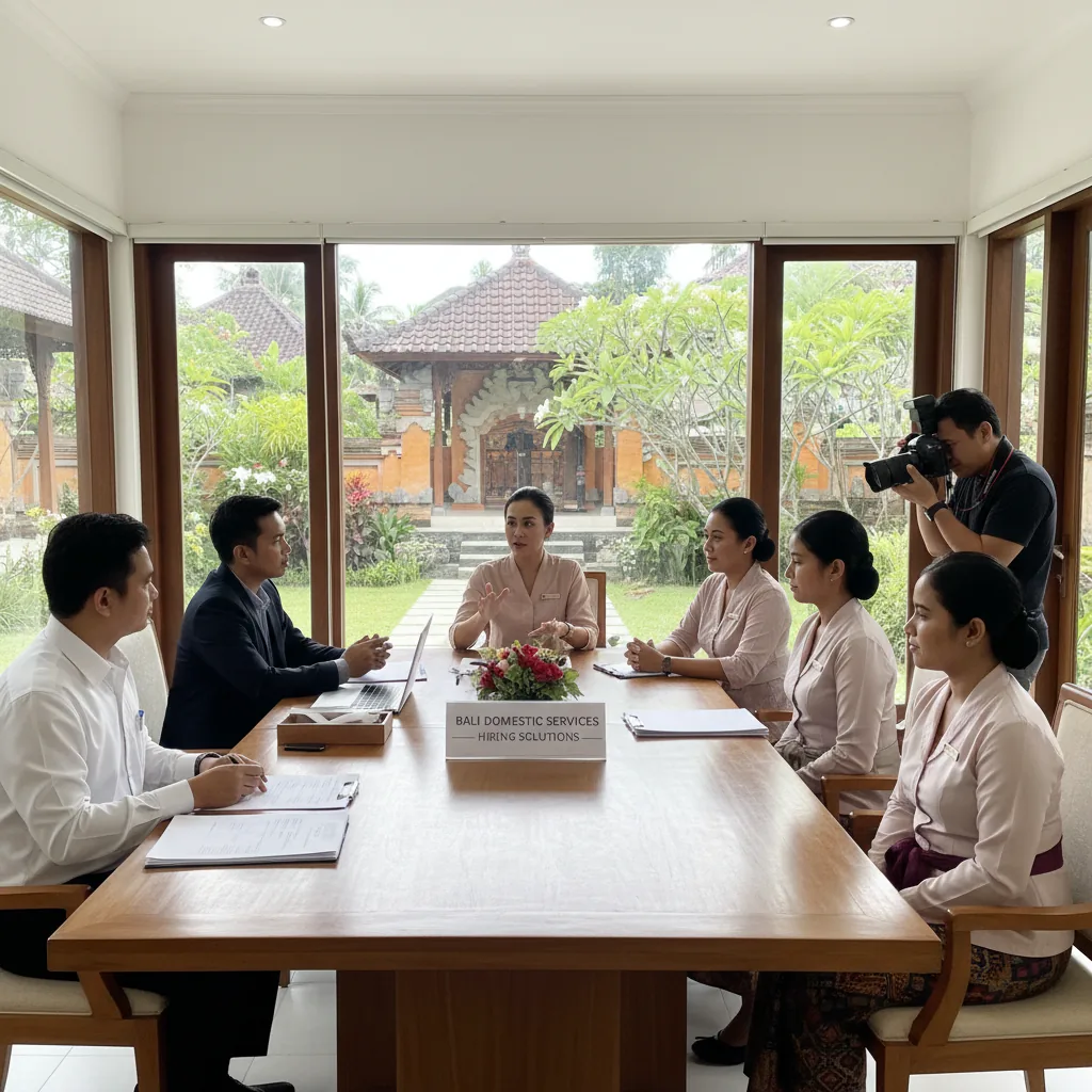 Domestic staff recruitment Bali