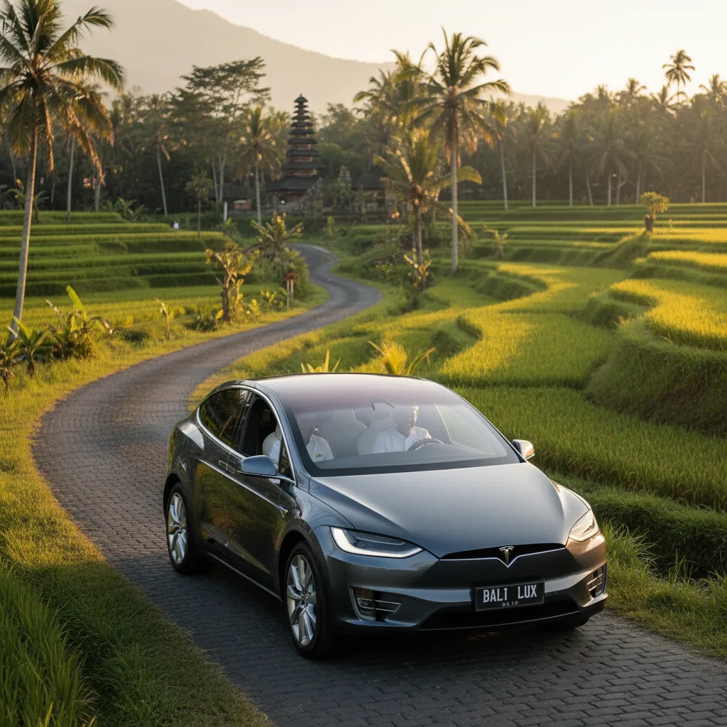 Transportation driving scenic Bali