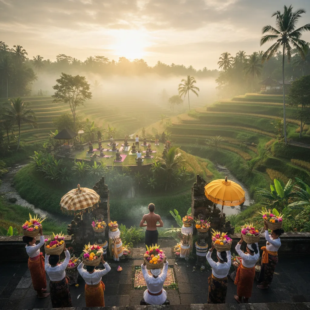 Ubud rice terraces cultural Bali